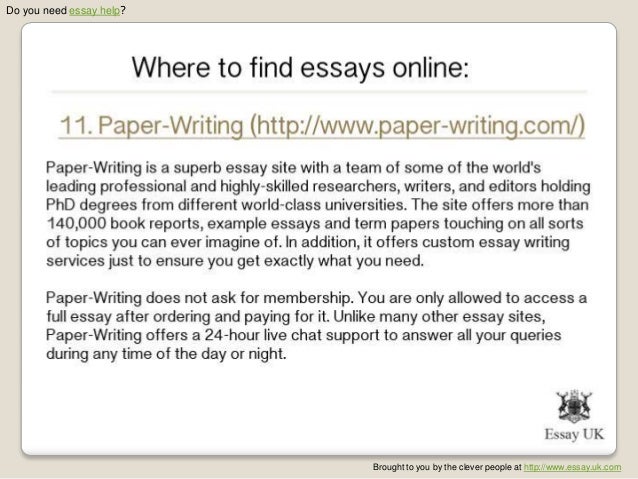 find essays