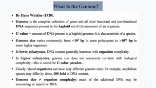 What Is the Genome?
1
4
2
 