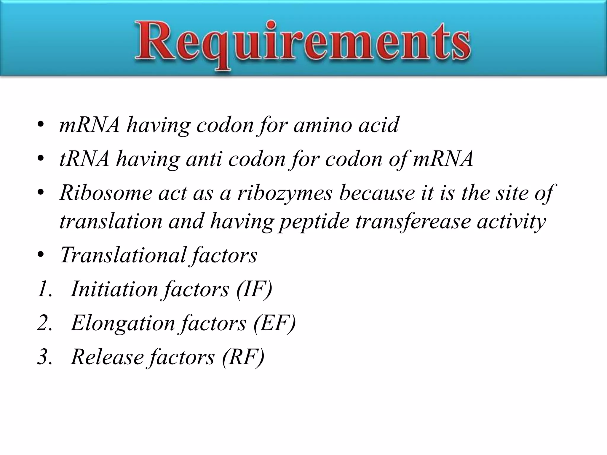Eukaryotic translation | PPTX