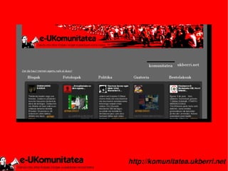 e-UKomunitatearen aurkezpena