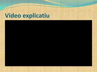 Video explicatiu
 