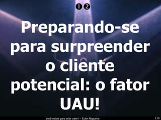 Preparando-se para surpreender o cliente potencial: o fator UAU!  
