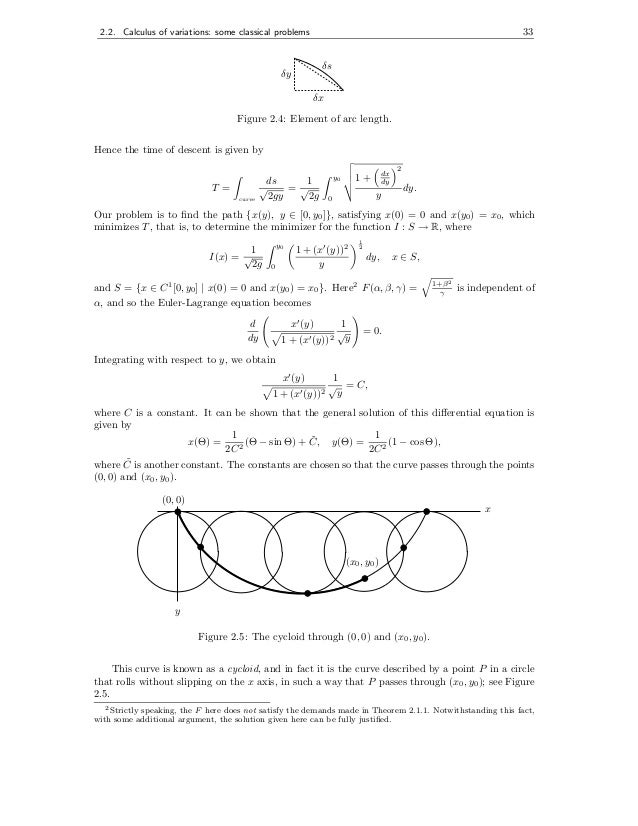 Euler lagrange equation