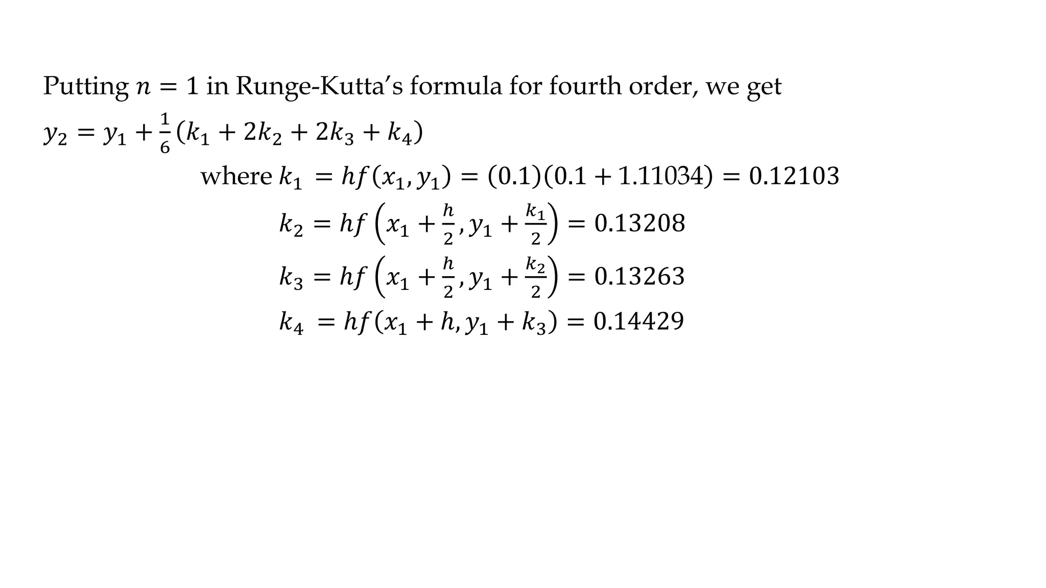 Euler And Runge Kutta Method PPT 