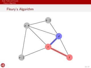 Euler trails and circuit | PDF