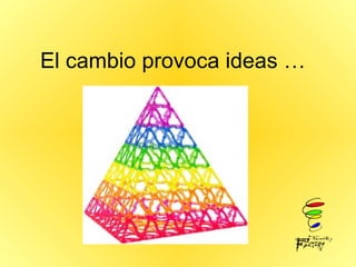 El cambio provoca ideas … 