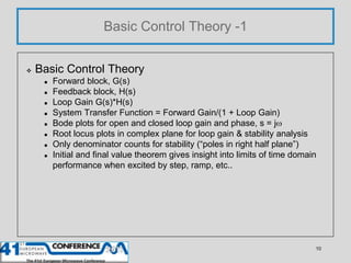 Basic Control Theory -1


   Basic Control Theory
        Forward block, G(s)
        Feedback block, H(s)
        Loo...