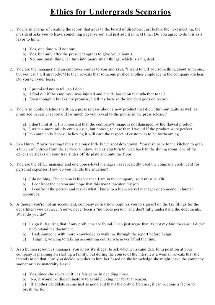 ethical-scenarios