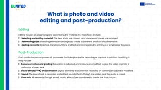 EUNITED Editing and Post-Production in English | PDF