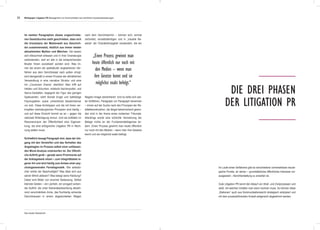 24
Im zweiten Paragraphen dieses ungeschriebe-
nen Gesetzbuches steht geschrieben, dass sich
die Ursubstanz der Medienwelt aus Geschich-
ten zusammensetzt, letztlich aus immer wieder
aktualisierten Mythen und Märchen. Sie lassen
sich blitzschnell erfassen und in ihrer Dramaturgie
weiterdenken, weil wir alle in die entsprechenden
Muster hinein sozialisiert worden sind. Was im-
mer bei einem als spektakulär angesehenen Ver-
fahren aus dem Gerichtssaal nach außen dringt,
wird demgemäß in einem Prozess der allmählichen
Verwandlung in eine narrative Struktur und eine
Art „Courtroom Drama“ überführt: Man trifft auf
Helden und Schurken, entdeckt Aschenputtel- und
Ikarus-Gestalten, begegnet der Figur des gierigen
Spekulanten, sieht blonde Engel und kaltblütige
Psychopathen sowie unheimliche Biedermänner
vor sich. Diese Archetypen und die mit ihnen ver-
knüpften dramaturgischen Prinzipien sind häufig –
und auf diese Einsicht kommt es an – gegen die
rationale Widerlegung immun. Und sie entfalten im
Resonanzraum der Öffentlichkeit eine Eigenwir-
kung, die eine erfolgreiche Litigation PR in Rech-
nung stellen muss.
Schließlich besagt Paragraph drei, dass der Um-
gang mit den Vorwürfen und das Verhalten des
Angeklagten im Prozess selbst einer umfassen-
den Moral-Analyse unterworfen ist. Der öffentli-
che Auftritt gerät – gerade wenn Prominente auf
der Anklagebank sitzen – zum Integritätstest ei-
gener Art und wird häufig zum Anlass einer psy-
chologisierenden Ferndiagnostik. Wie selbstsi-
cher wirkte der Beschuldigte? Was lässt sich aus
seiner Mimik ablesen? Was belegt seine Kleidung?
Dabei sind Bilder von enormer Bedeutung. Selbst
kleinste Gesten – ein Lächeln, ein arrogant wirken-
der Auftritt, die unter Kamerabeobachtung abweh-
rend verschränkten Arme, das fluchtartig wirkende
Davonbrausen in einem abgedunkelten Wagen
nach dem Gerichtstermin – können sich, einmal
verbreitet, verselbständigen und in „visuelle Be-
weise“ der Charakterlosigkeit verwandeln, die ein
Negativ-Image zementieren. Und so ließe sich wei-
ter fortfahren, Paragraph um Paragraph benennen
– immer auf der Suche nach den Prinzipien der Re-
alitätskonstruktion, die längst beherrschend gewor-
den sind in der Arena eines modernen Tribunals.
Allerdings würde eine schlichte Vermehrung der
Belege nichts an der Fundamentaldiagnose än-
dern: Einen Prozess gewinnt man heute öffentlich
nur noch mit den Medien – wenn man ihre Gesetze
kennt und sie möglichst exakt befolgt.
„Einen Prozess gewinnt man
heute öffentlich nur noch mit
den Medien – wenn man
ihre Gesetze kennt und sie
möglichst exakt befolgt.“
Die drei Phasen
der Litigation PR
Im Laufe eines Verfahrens gibt es verschiedene vorhersehbare neural-
gische Punkte, an denen – grundsätzliches öffentliches Interesse vor-
ausgesetzt – Berichterstattung zu erwarten ist.
Gute Litigation PR kennt den Ablauf von Straf- und Zivilprozessen und
weiß, mit welchen Inhalten man wann rechnen muss. So können diese
„Stationen“ auch aus Kommunikationssicht strategisch antizipiert und
mit dem prozessführenden Anwalt zeitgerecht abgestimmt werden.
Whitepaper Litigation PR Management von Kommunikation bei rechtlichen Auseinandersetzungen
Das zweite Gesetzbuch
 