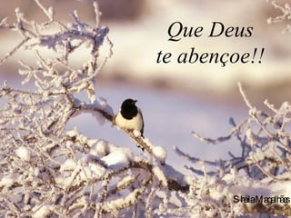 Que Deus te abençoe!! Sheila Magalhães 