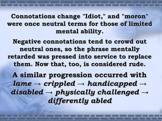 Euphemism in the Stylistic subject for EM | PPT