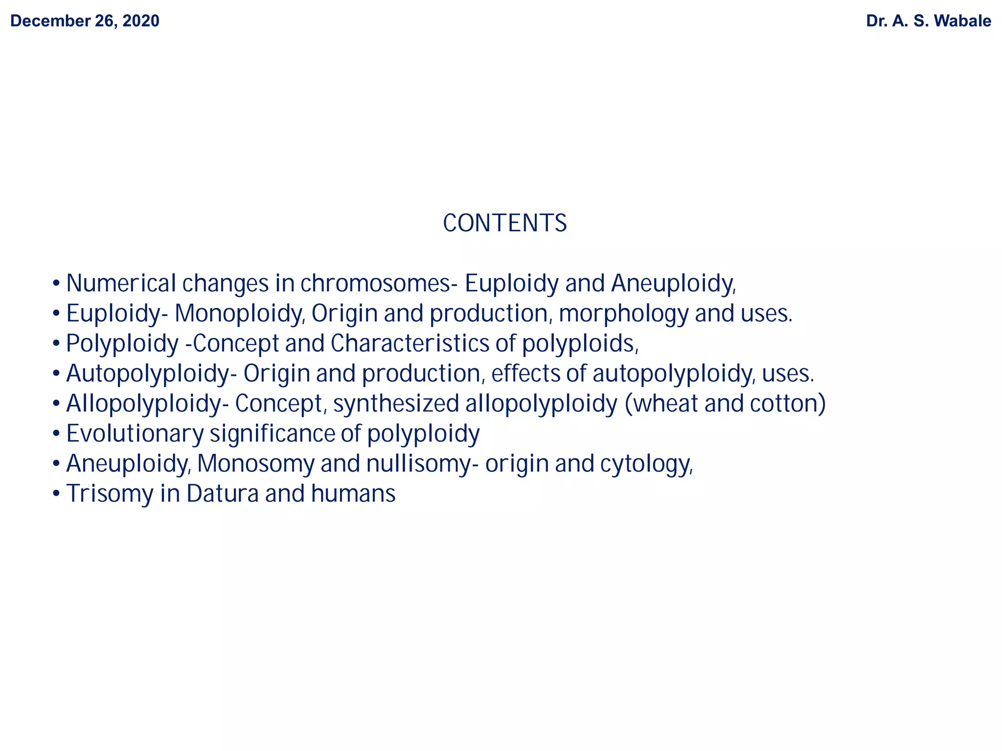 Euploidy and aneuploidy | PDF