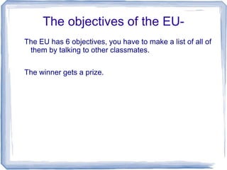 Eu presentation | PPT