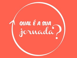 Qual é a SUA 
jornada? 
 