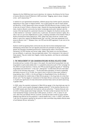 VICTIM OR SUSPECT - A QUESTION OF COLOUR