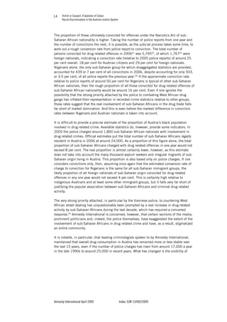 VICTIM OR SUSPECT - A QUESTION OF COLOUR