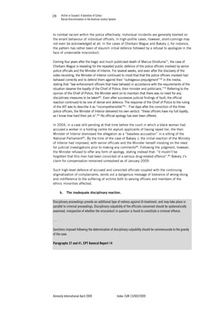 VICTIM OR SUSPECT - A QUESTION OF COLOUR