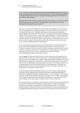 VICTIM OR SUSPECT - A QUESTION OF COLOUR