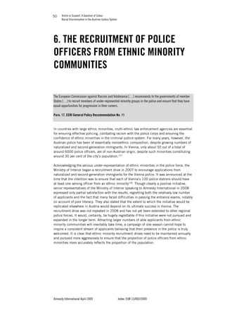 VICTIM OR SUSPECT - A QUESTION OF COLOUR