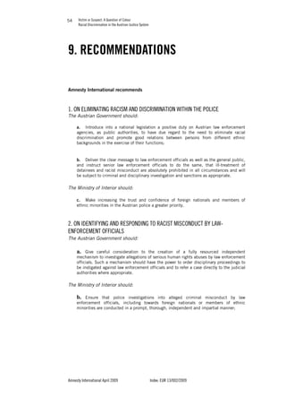 VICTIM OR SUSPECT - A QUESTION OF COLOUR