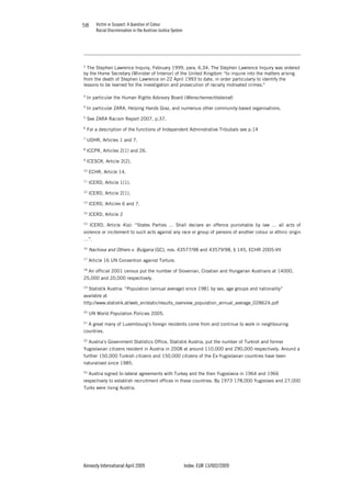 VICTIM OR SUSPECT - A QUESTION OF COLOUR