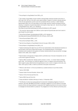 VICTIM OR SUSPECT - A QUESTION OF COLOUR