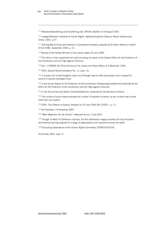 VICTIM OR SUSPECT - A QUESTION OF COLOUR