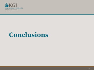 21
Conclusions
 