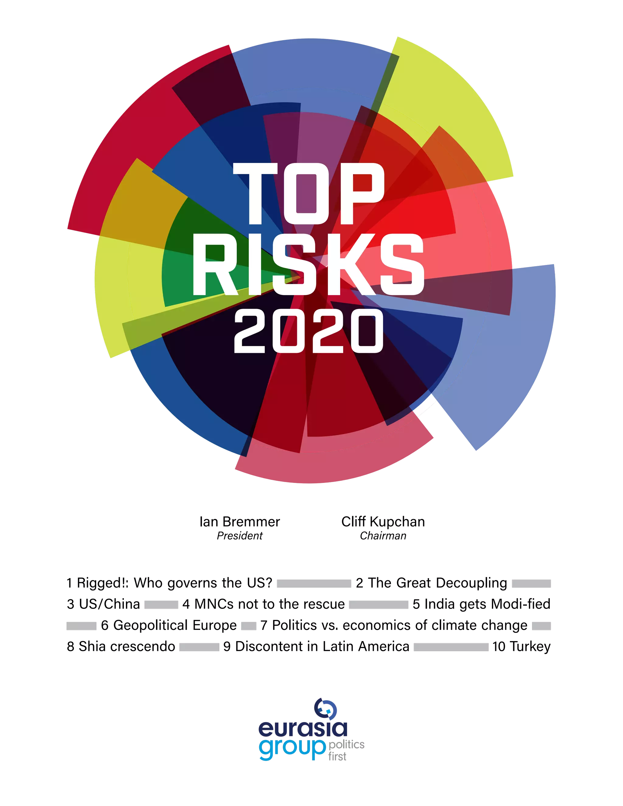 Eurasia Top Risk report 2020 PDF