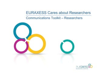 EURAXESS Cares about Researchers
Communications Toolkit – Researchers
 