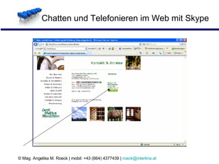 Chatten und Telefonieren im Web mit Skype 