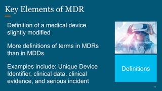 EU Medical Device Regulatory Framework_Dec, 2022 | PPTX