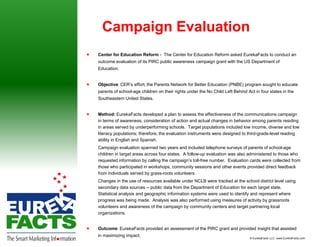 Eureka Facts Capabilities Overview