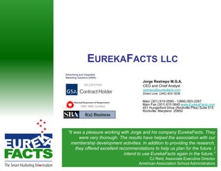 Eureka Facts Capabilities Overview
