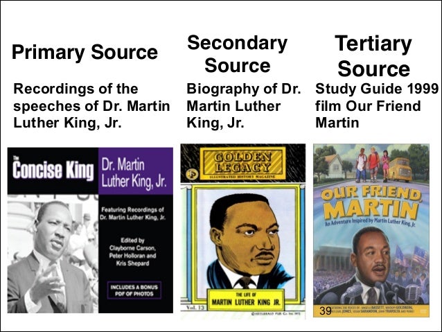 Martin luther king research paper sources