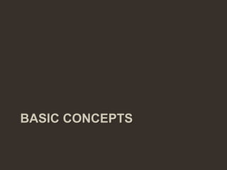BASIC CONCEPTS
 