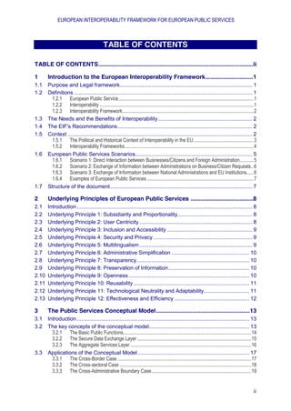 European Interoperability Framework For European Public Services Draft ...