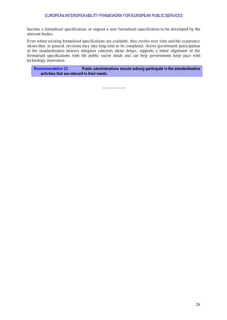 European Interoperability Framework For European Public Services Draft ...