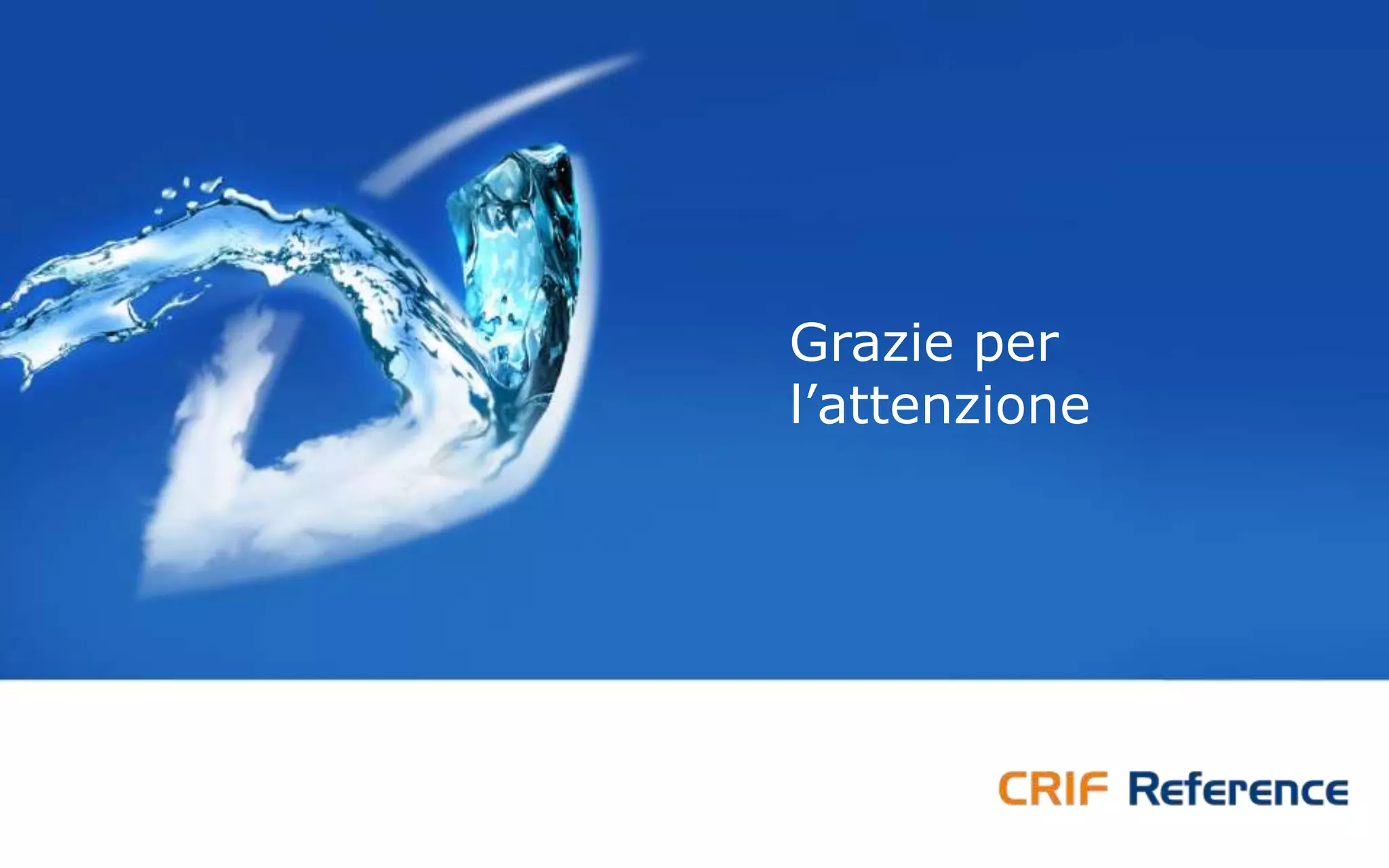 Grazie per
l’attenzione
 