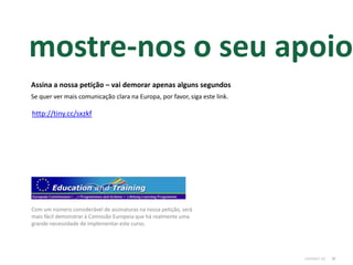 Crescentenecessidade de linguagemclaranasinstituiçõesdaUniãoEuropeia