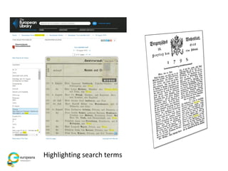 Highlighting search terms
 
