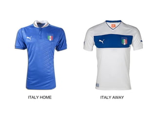 ITALY HOME   ITALY AWAY
 