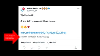 3 mins after England
player Luke Shaw
scored against Italy
 