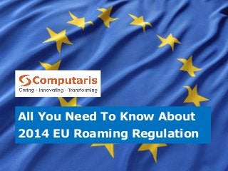 All You Need To Know About 2014 EU Roaming Regulation  