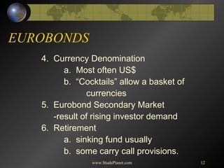 Eurobonds | PPT
