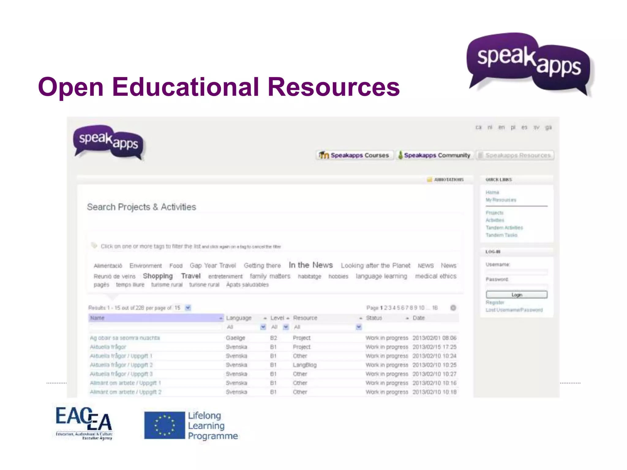 Open Educational Resources 
 