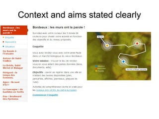 Context and aims stated clearly 