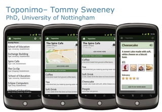 Toponimo– TommySweeneyPhD, University of Nottingham