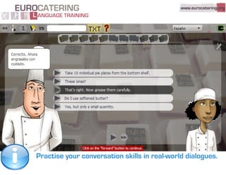 Eurocatering Language Training - Quick tour